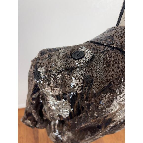 B45 Zadig & Voltaire Sequined Camou Jacket Women XS - Picture 8 of 12